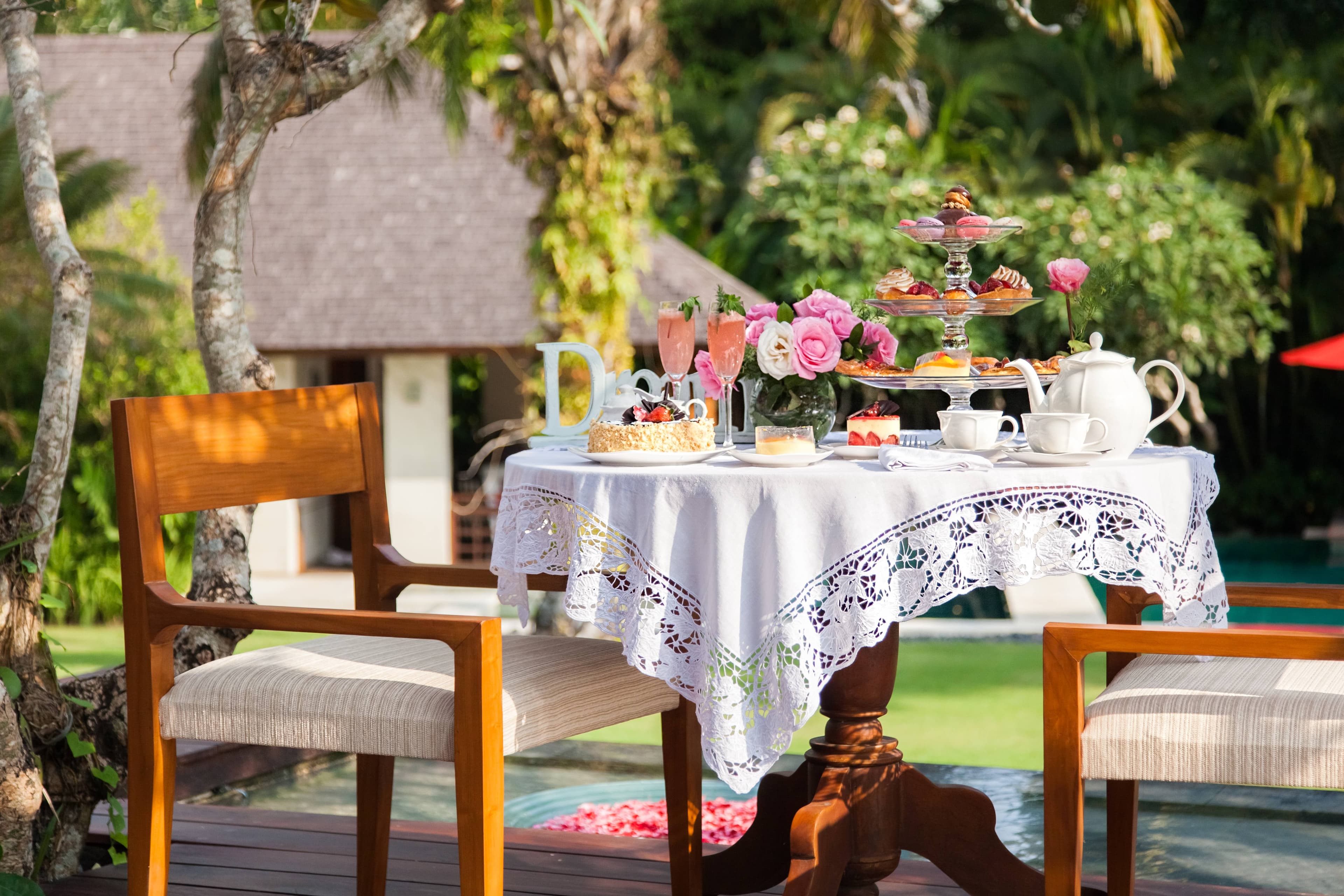 The Beji Beautiful High Tea Set Up