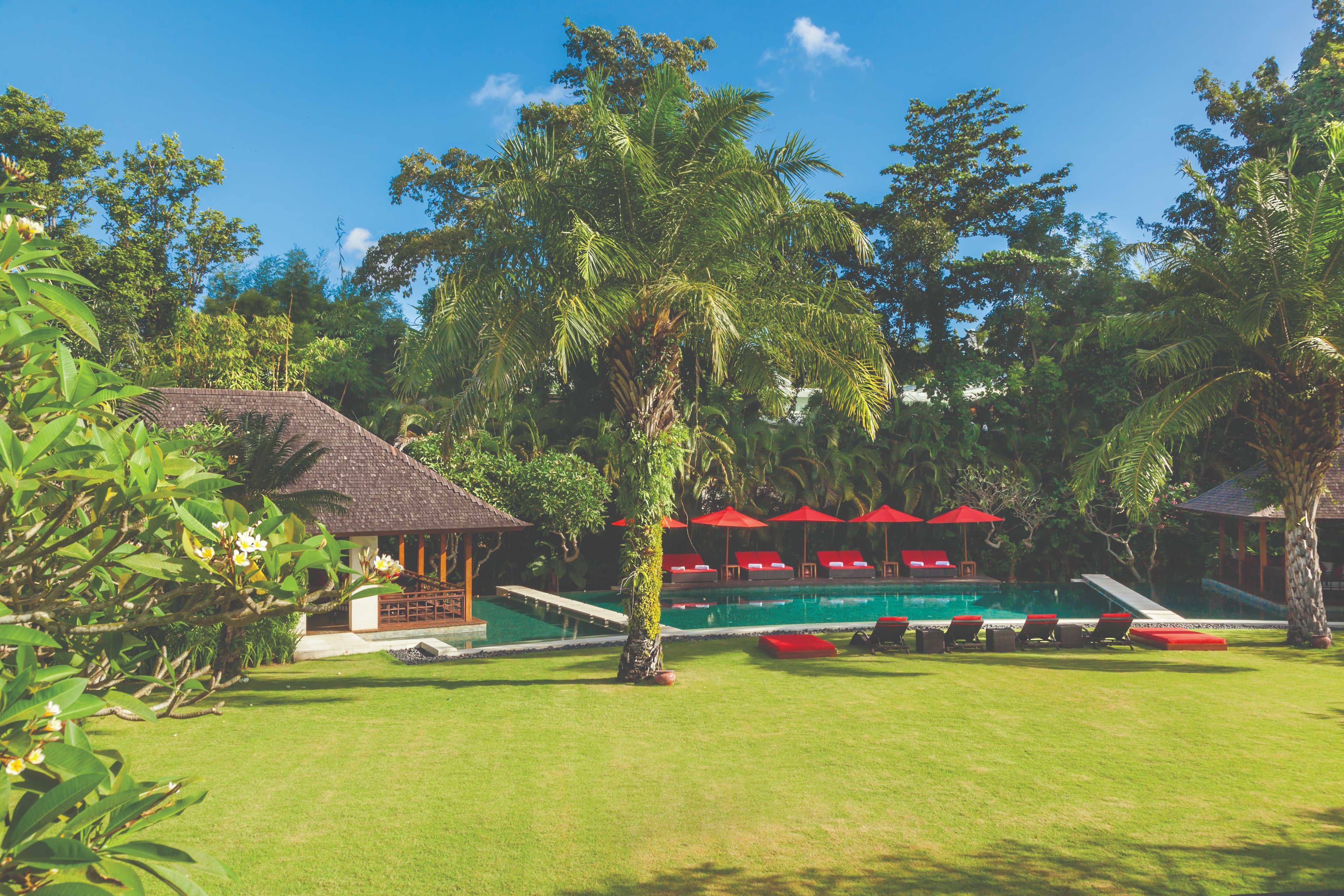 The Beji Expansive Lawn And Pool Feature