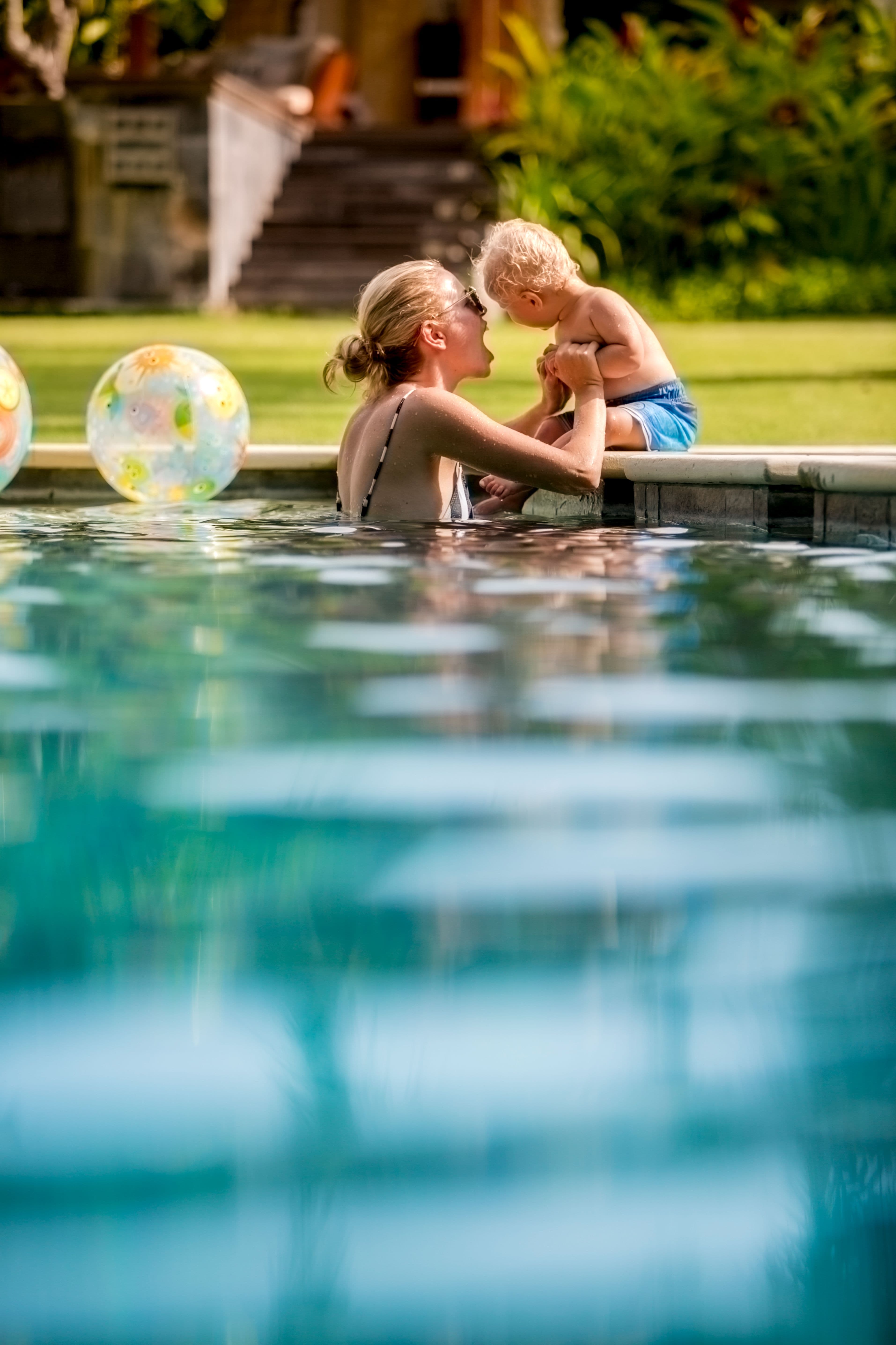 The Beji Fun Time In The Pool