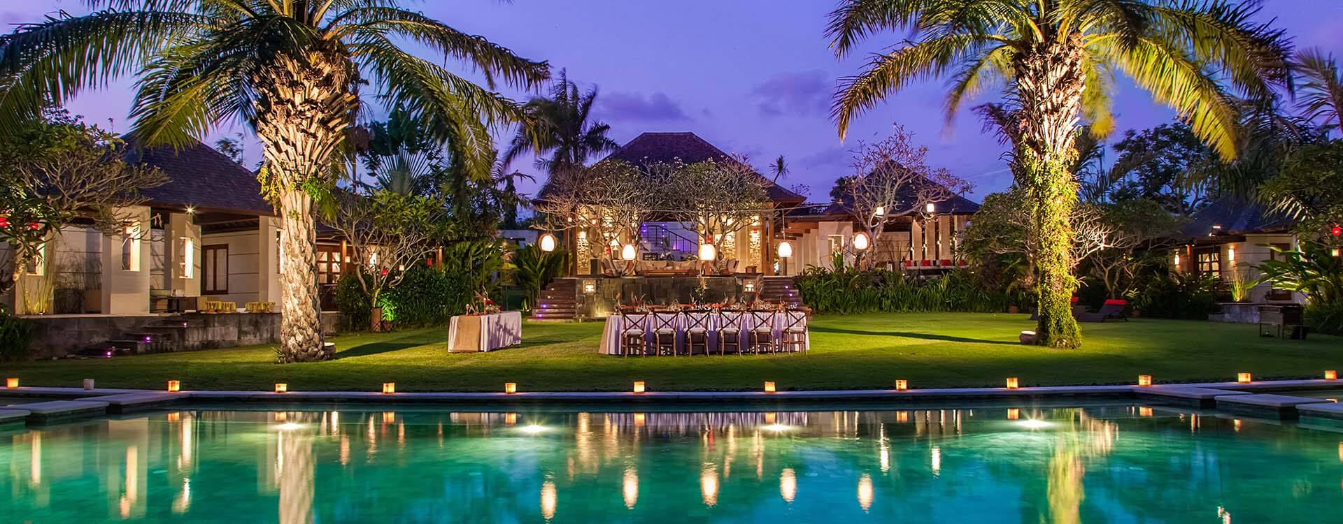 Villa The Beji - Stunning garden dinner setting
